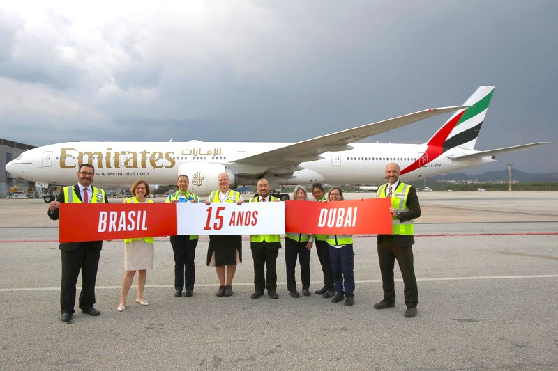 Emirates comemora 15 anos de Brasil com mais de 3,6 milhões de passageiros transportados unnamed