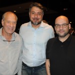 Arnaldo Franken, da Diversa Turismo, com Paulo Pimentel e Antonio Gomes, do Hurb
