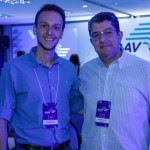 Bruno Waltrick, da Abav SP-Aviesp, e Marcos Lucas, da Vencestur