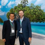 Carlos Barbosa, do Turismo de Aruba, e Denis Ribeiro, da Aviareps