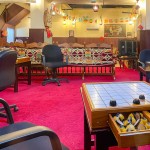 Casa de jogos no Souq Waqif, em Doha