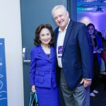 Chieko Aoki, da Rese Blue Tree, e Willian Perico, da Wings Turismo