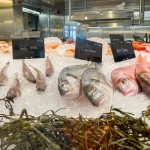 Disposição de peixes no restaurante La Pescaderia, que funciona soba especialidade de frutos do mar