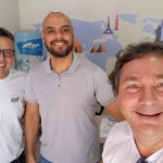 Douglas (B2B CVC Corp), Wilson (Rede Experientia Hotels) com agentes na Megablitz