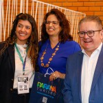 Elaine da Luz, coordenadora de Turismo do Paraná, Sonia Vieira, primeira dama do RS, e Ronolfo Vieira, governador do Rio Grande do Sul