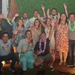 Equipe VP curtindo o Luau em Comandatuba