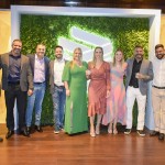 Equipe da Latam com seus clientes na festa Momento Trade Latam