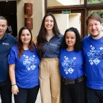 Erivaldo Silva, Priscila Fabri, Patrícia Lemos, Rafaela Linacre, e Charles Franken, da Diversa Turismo