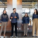 Fernanda Oliveira, Rodrigo Vaz, Doris Alves, e Patrícia Lemos, do Grupo Leceres