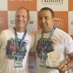 Flávio Engelbero com Luiz Américo