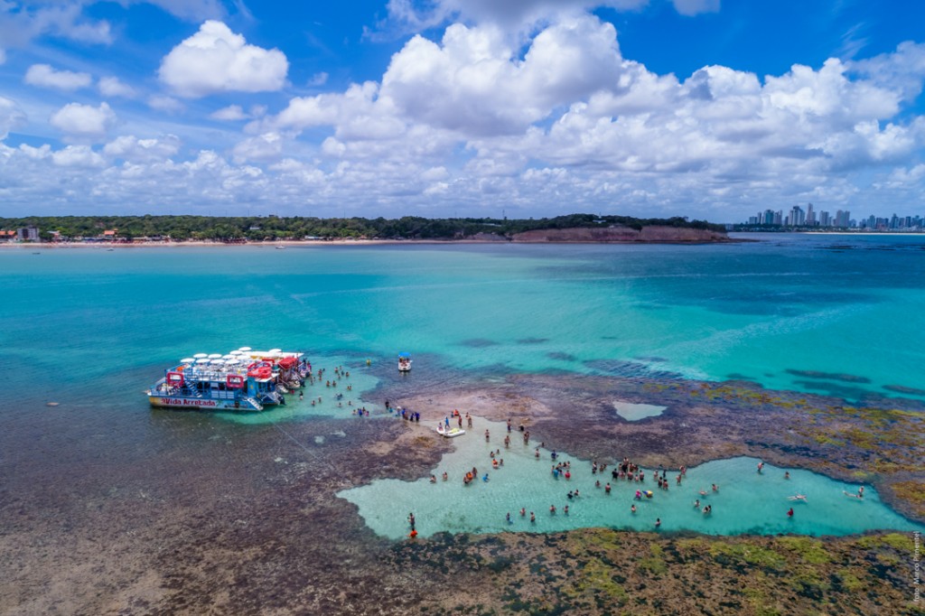 João Pessoa: rede hoteleira chega a 97% de ocupação média no feriadão 1 Foto Piscinas naturais do Seixas João PessoaPBMarco Pimentel João Pessoa: rede hoteleira chega a 97% de ocupação média no feriadão