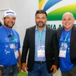 Gil Rocha, Paulinho Toatoa, secretário de turismo de Porto Seguro, e Guto Jones, secretário adjunto