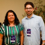 Heloiza Prado, da Vivere Viagens, e Mauricio Azevedo, da Iza Travel