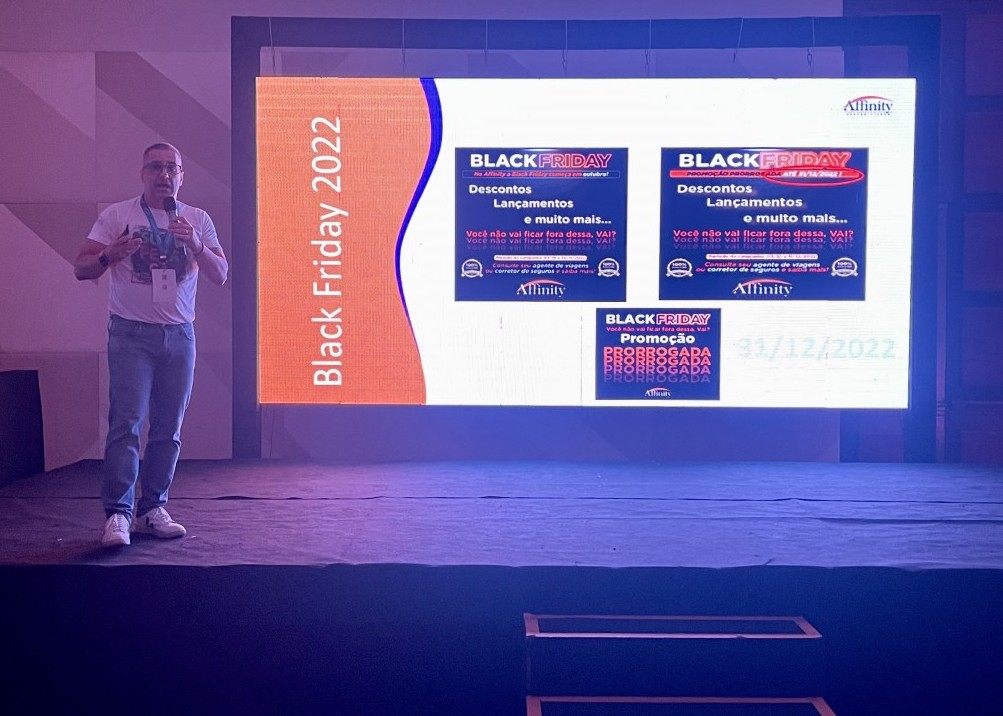Alexandre Lança, diretor de Marketing e Eventos da Affinity, anuncia prorrogação da Black Friday