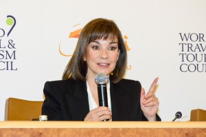 Julia Simpson, CEO do WTTC (Ana Azevedo/M&E)
