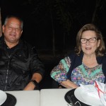 Izidoro Filho, da Polvani Tours, e Alda Clara Hanna, da Transito Livre Turismo