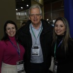 Juliana Assumpção, Edmar Bull e Kelly Castanger, da Abav SP-Aviesp