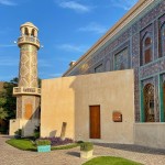 Lateral da Mesquita Katara em Doha