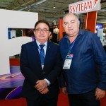 Manoel Linhares, da ABIH Nacional, e Evandro Novak, da Abrajet Nacional