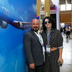 Murilo Cassino, da Ita Airways, e Juliana Danelli, da Prisma Turismo Murilo Cassino, da Ita Airways, e Juliana Danelli, da Prisma Turismo