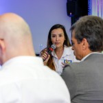 Natália Strucchi, diretora de redação do M&E, durante Abav MeetingSP