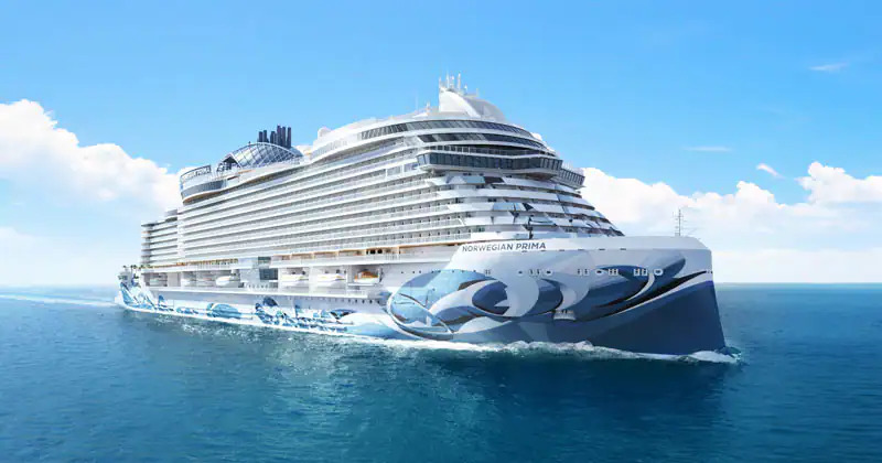 NCL estreia novo episódio da série “Embark With NCL” com o Norwegian Prima NCL leva os espectadores à terra do fogo e do gelo para a estreia histórica de seu mais novo navio em Reykjavik, Islândia (Foto: divulgação)