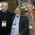 Nilo Felix, Aldo Siviero, da Fenactur, e Luiz Strauss, da Abav-RJ