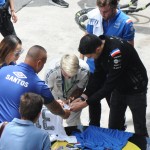 O jogador do Santos, Soteldo, trocou camisas com os pilotos da Alpine, Esteban Ocon e Fernando Alonso O jogador do Santos, Soteldo, trocou camisas com os pilotos da Alpine, Esteban Ocon e Fernando Alonso