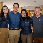 Patrícia Lemos e Fernanda Oliveira, do Grupo Leceres, com Felipe Cuadrado, da Abrel, e Renato De Paula, Viacapi