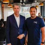 Pedro Machado, presidente do Centro de Portugal, e Lucas Novaes, da CVC Corp