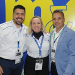 Raphael de Lucca, Monica Afonso e Christian Rodriguez, gerentes da Copa Airlines