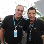 Roberto Affonseca, da MSC, e Gilberto Guitti, da Polishop Roberto Affonseca, da MSC, e Gilberto Guitti, da Polishop