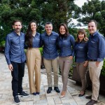 Rodrigo Vaz, Patrícia Lemos, Alexander Borges, Fernanda Oliveira, Doris Alves e Pablo Torres, do Grupo Leceres