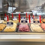 Seleção de sorvetes e gellatos no Rive Droite