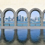 Skyline de Doha a partir do Museu de Arte Islâmica
