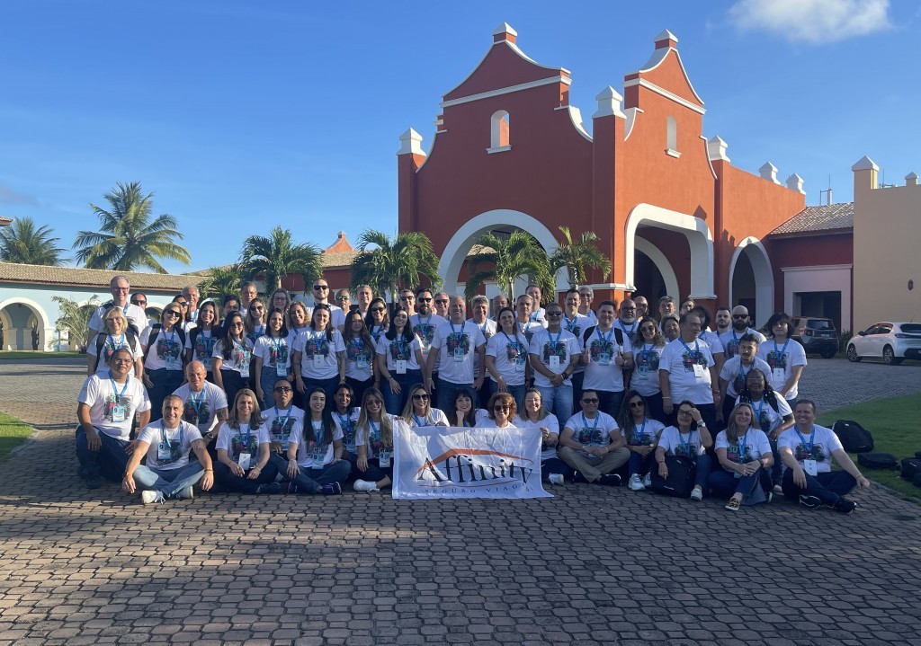 Toda equipe da Affinity reunida no Iberostar Bahia