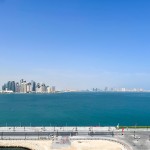 Vista para a cidade de Doha