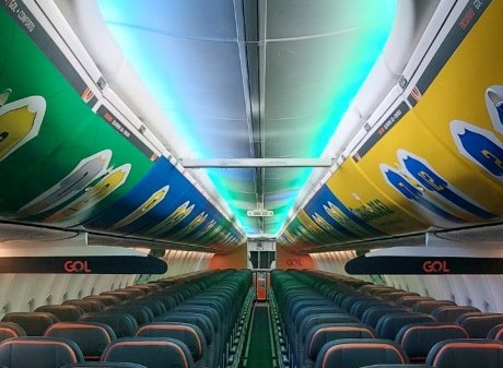 Gol homenageia conquistas da Seleção Brasileira em suas aeronaves unnamed