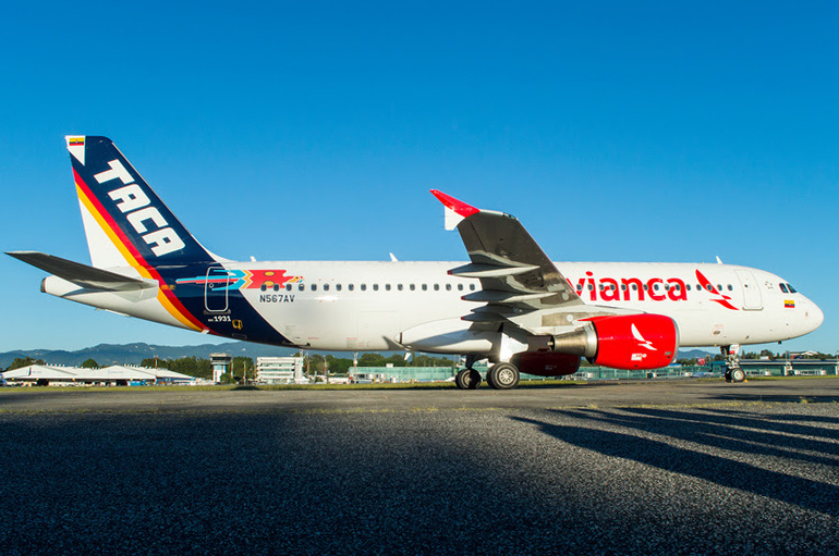 Avianca lança nova aeronave retrô com pintura em homenagem a TACA 1 unnamed