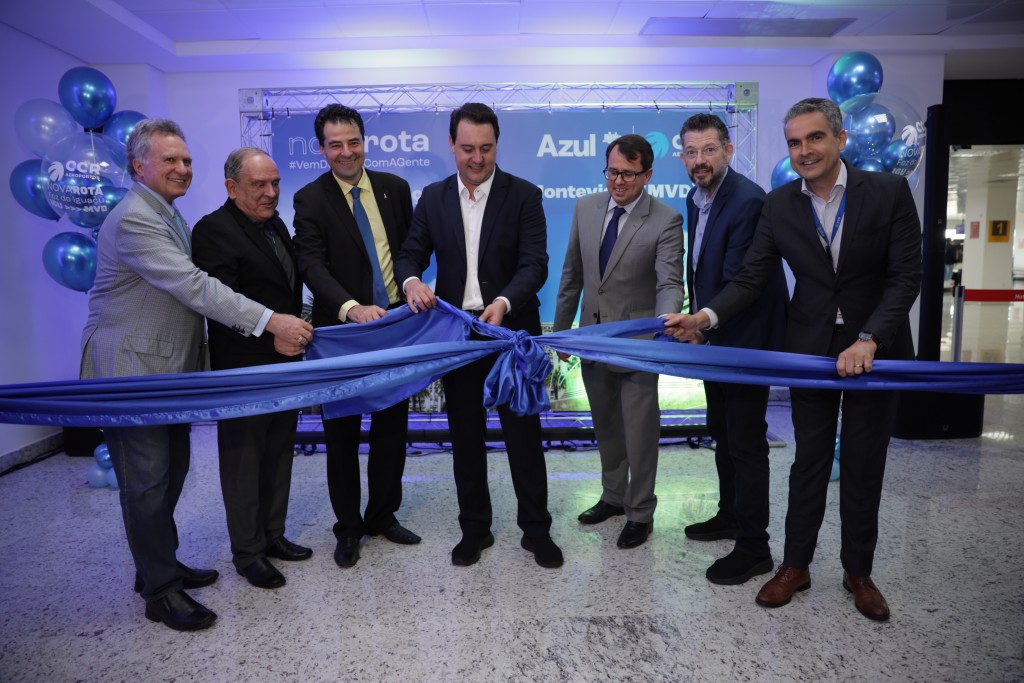 Azul inaugura voos entre Foz do Iguaçu e Montevidéu 4E3A8247