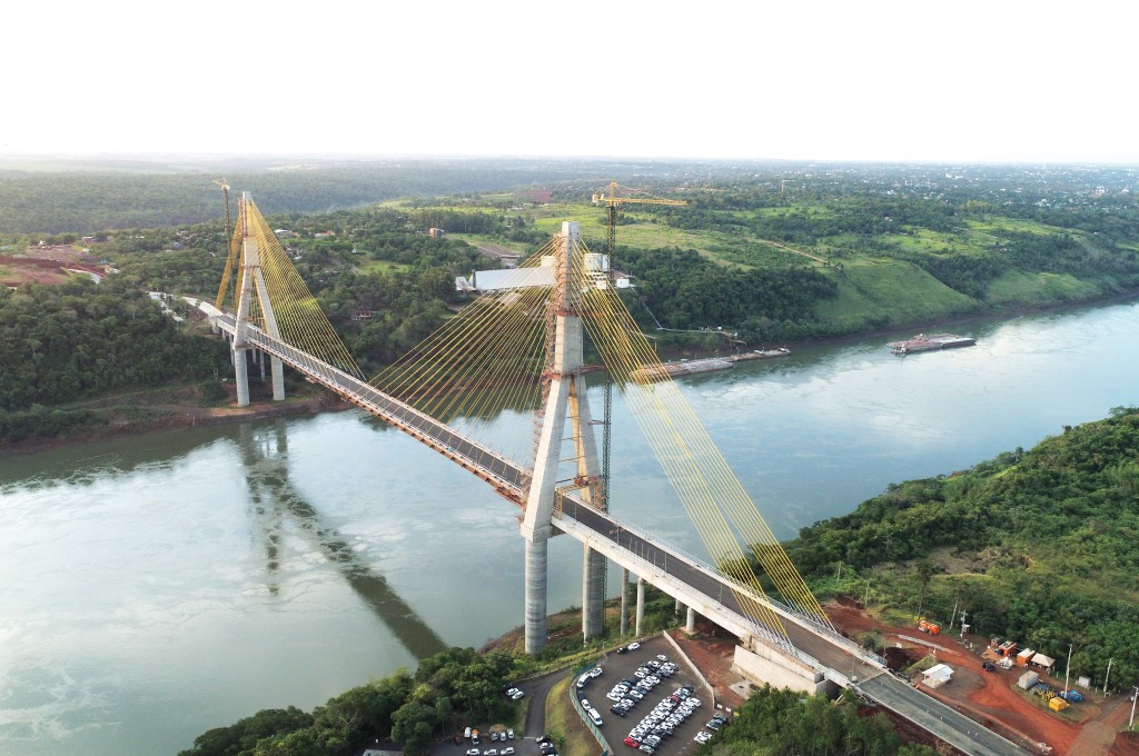Ponte da Integração BrasilParaguai será inaugurada na próxima segunda (12)