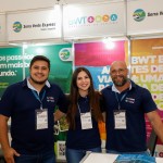 Abdio Júnior, Andressa Guiotto e André Bittencourt, da Bwt Operadora