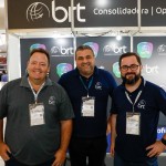 Agostinho Rodrigues, Robson Corrêa, e Rodrigo Fritsche, da BRT Consolidadora