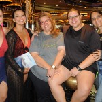 Andrea Marquim, da AM Turismo, Carla Freitas, da CF Viagens, Cinthia Costa, da Flor do Nordeste Viagens, Andrezza Maia, da The Blue Prime, e Michelle Bacalhao, da Prime Viagens