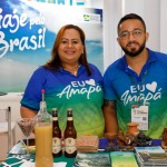 Andriana Rodrigues e Patrik Fernando, secretaria de turismo do Amapá