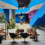 Arquitetura clean, moderna e colorida
