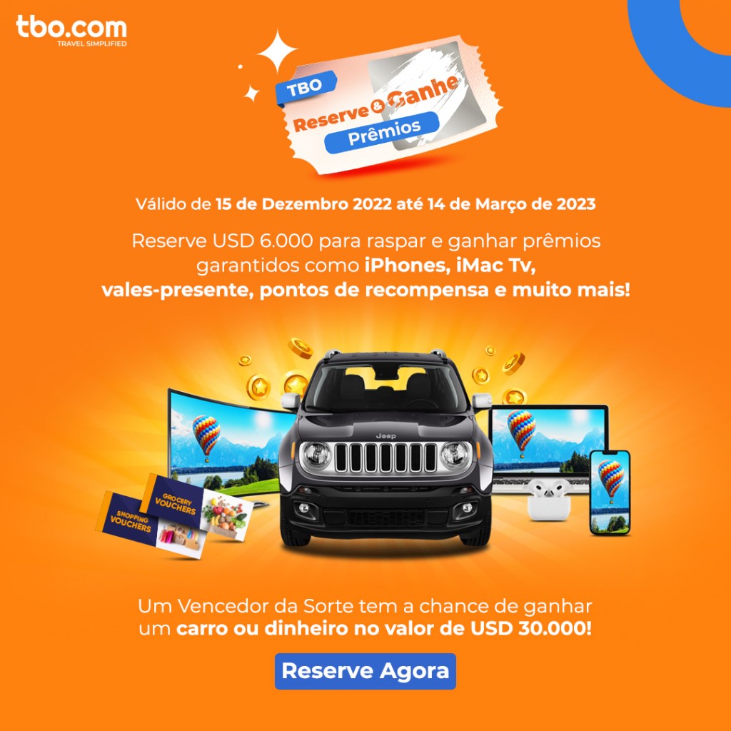 Campanha TBO Reserve e Ganhe