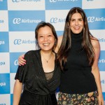 Claudia Shishido, da Air Europa, e Flávia Pirola, da Tyller