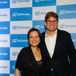 Claudia Shishido e Gonzalo Romero, da Air Europa