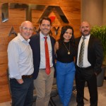 Aldo Leone e Silvana Oliveira, da Agaxtur junto com Murilo Cassino e Andrea Taddei, da ITA